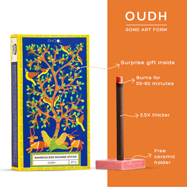 BAMBOOLESS INCENSE STICKS - OUDH