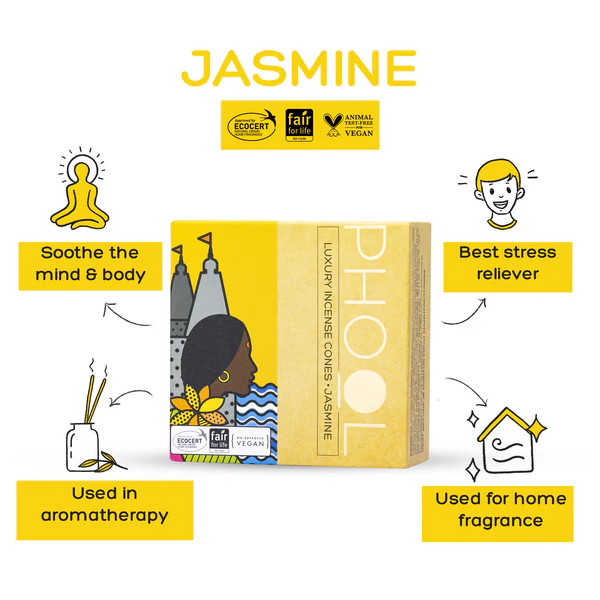 NATURAL INCENSE CONES - JASMINE
