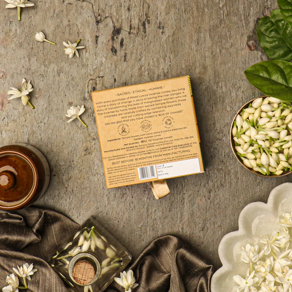 NATURAL INCENSE CONES - JASMINE