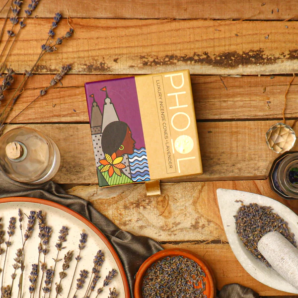 NATURAL INCENSE CONES - LAVENDER