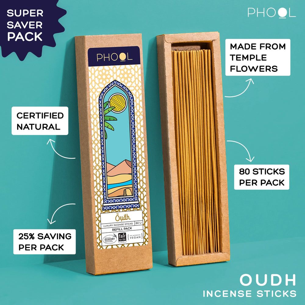 NATURAL INCENSE STICKS - OUDH