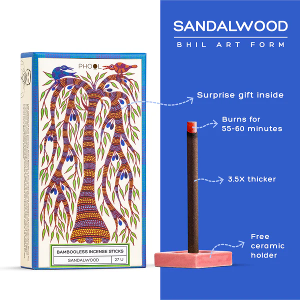 BAMBOOLESS INCENSE STICKS - SANDALWOOD