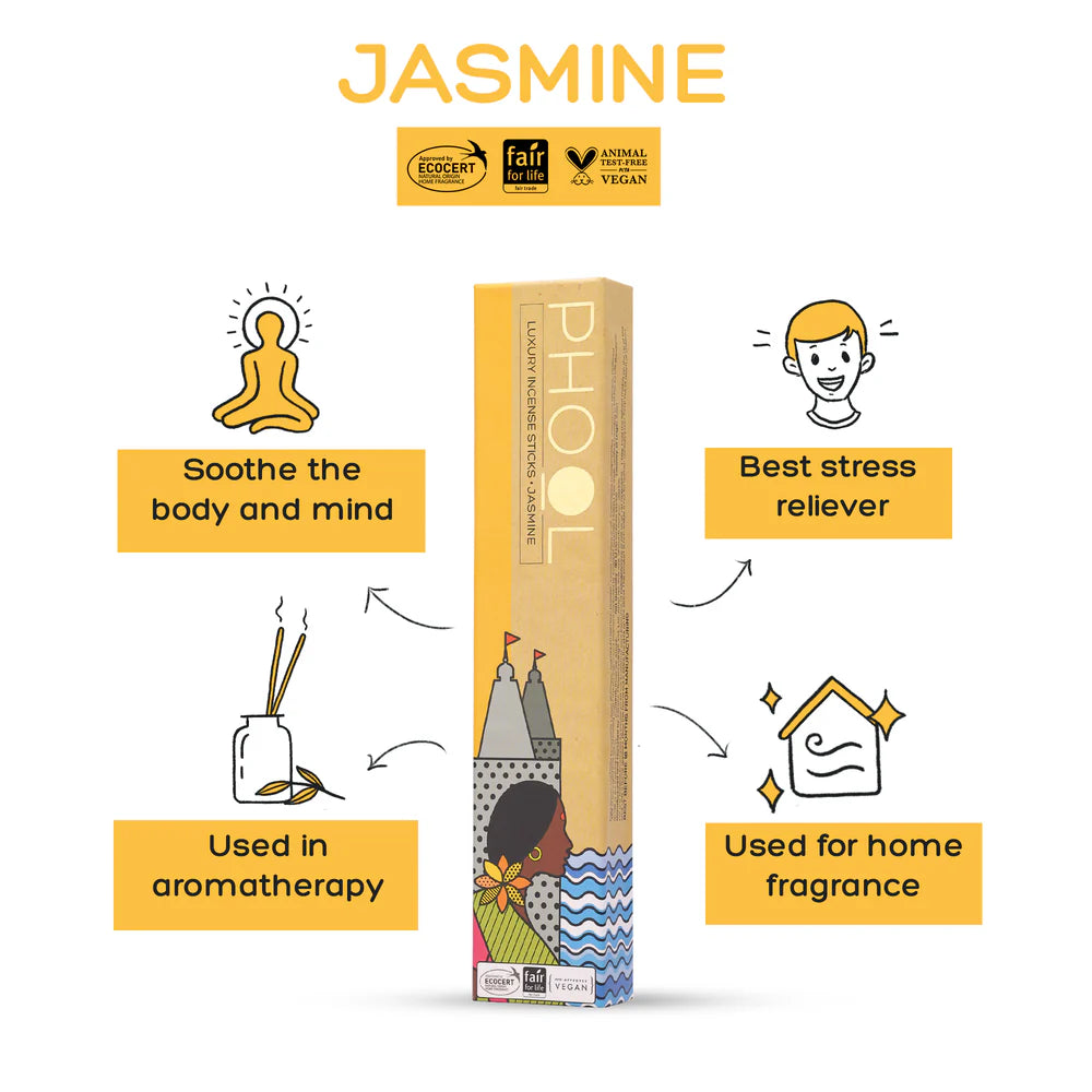 NATURAL INCENSE STICKS - JASMINE