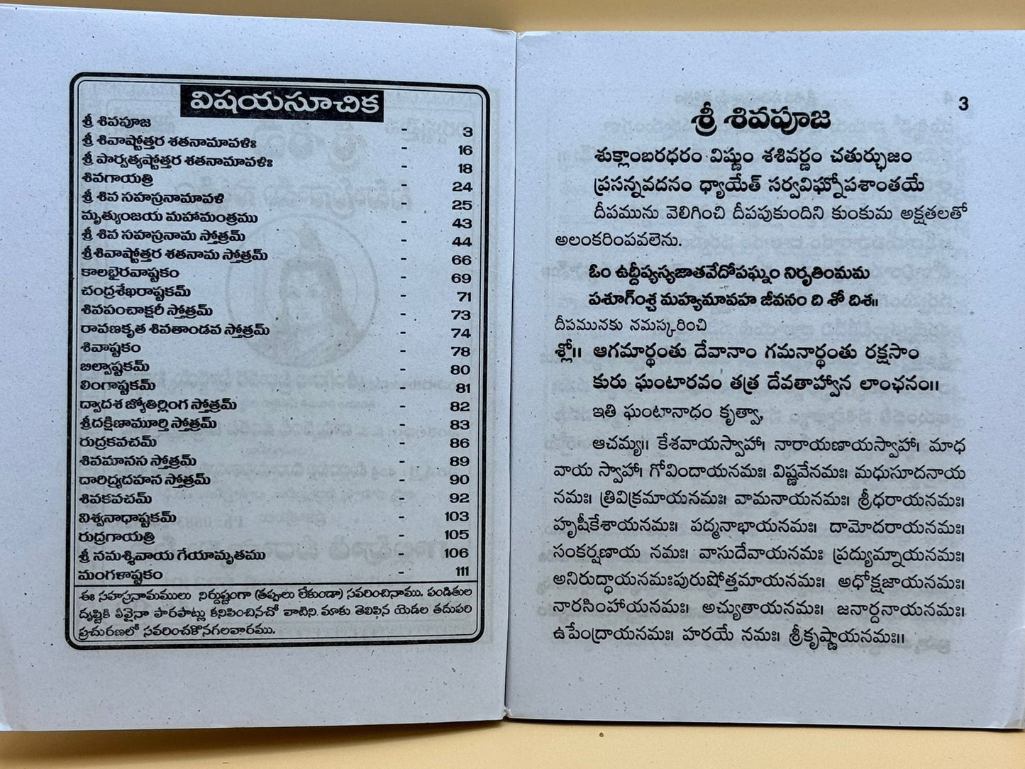 Shree shiva sahasranaamalu