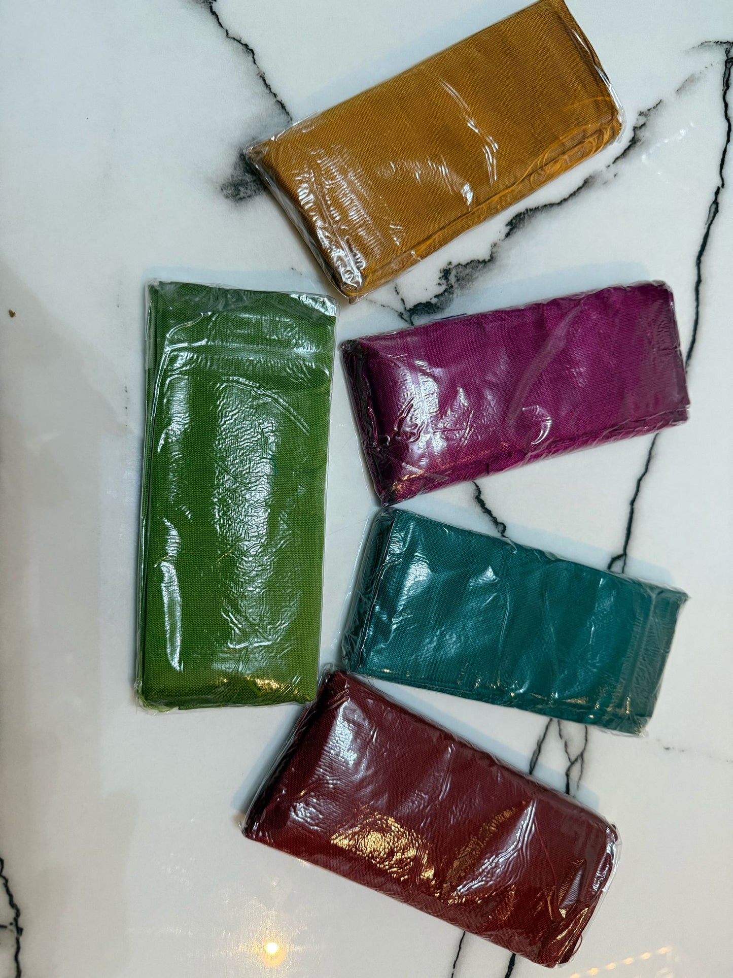 Multi-colors Unstitched Fancy Blouse Materials 1 meter Each.(Pack of 5 Pieces)