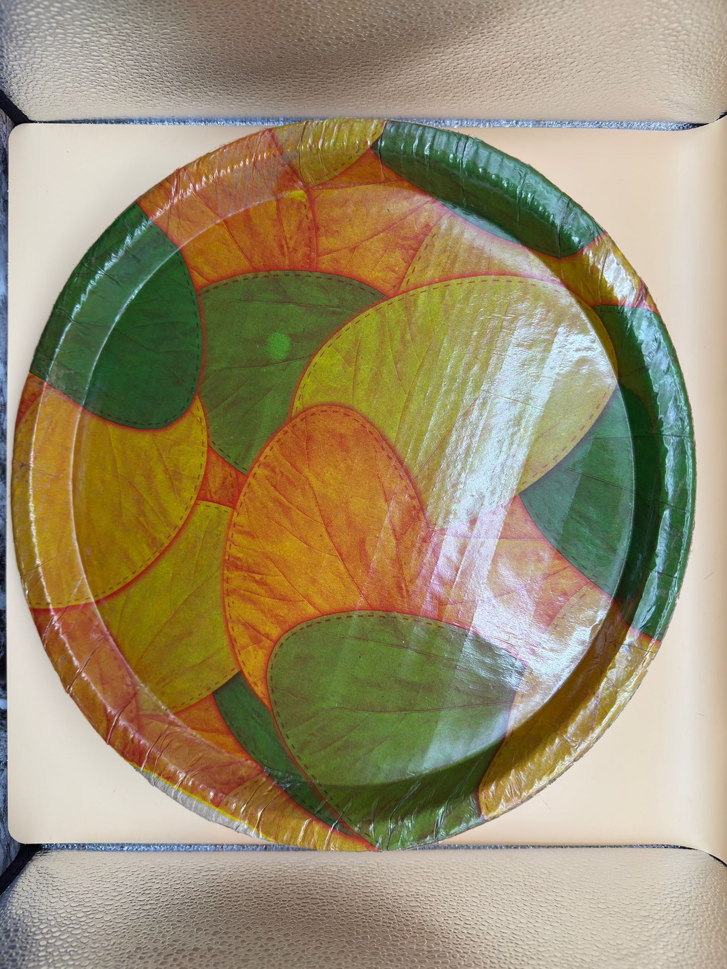 Multi Coloured Paper Plates Pack Of -15