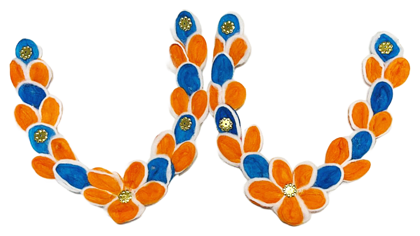 Pure Cotton vastram/mala for divine photo frames or idols