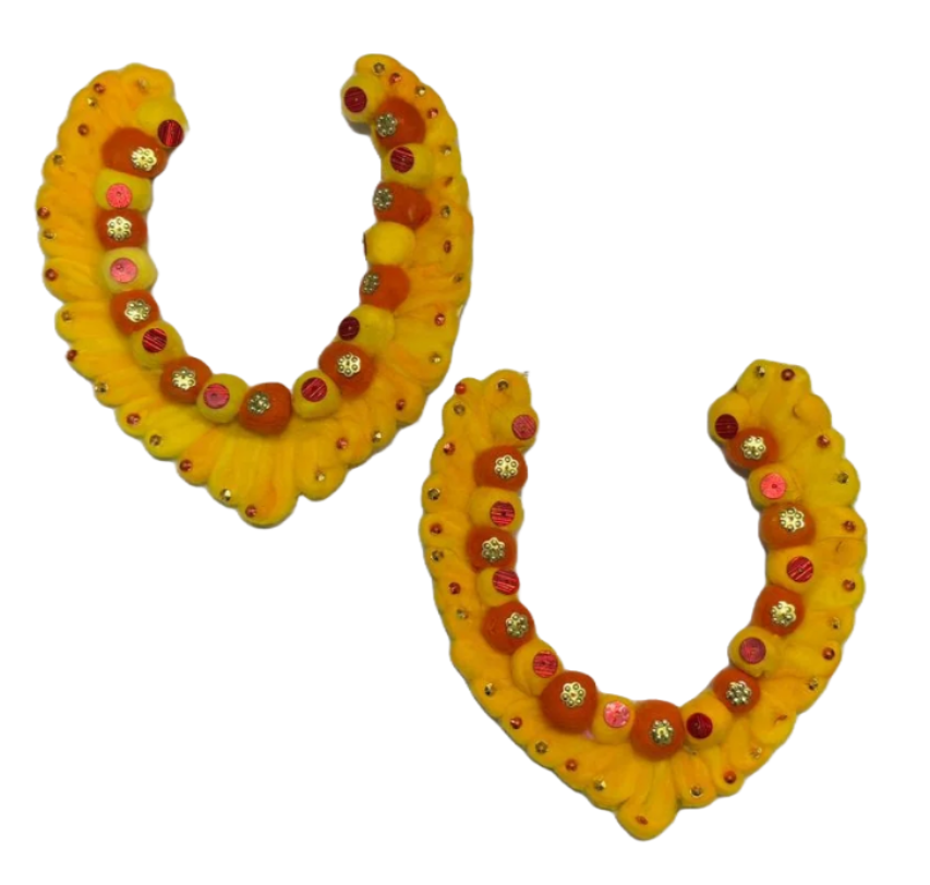 Pure Cotton vastram/mala for divine photo frames or idols