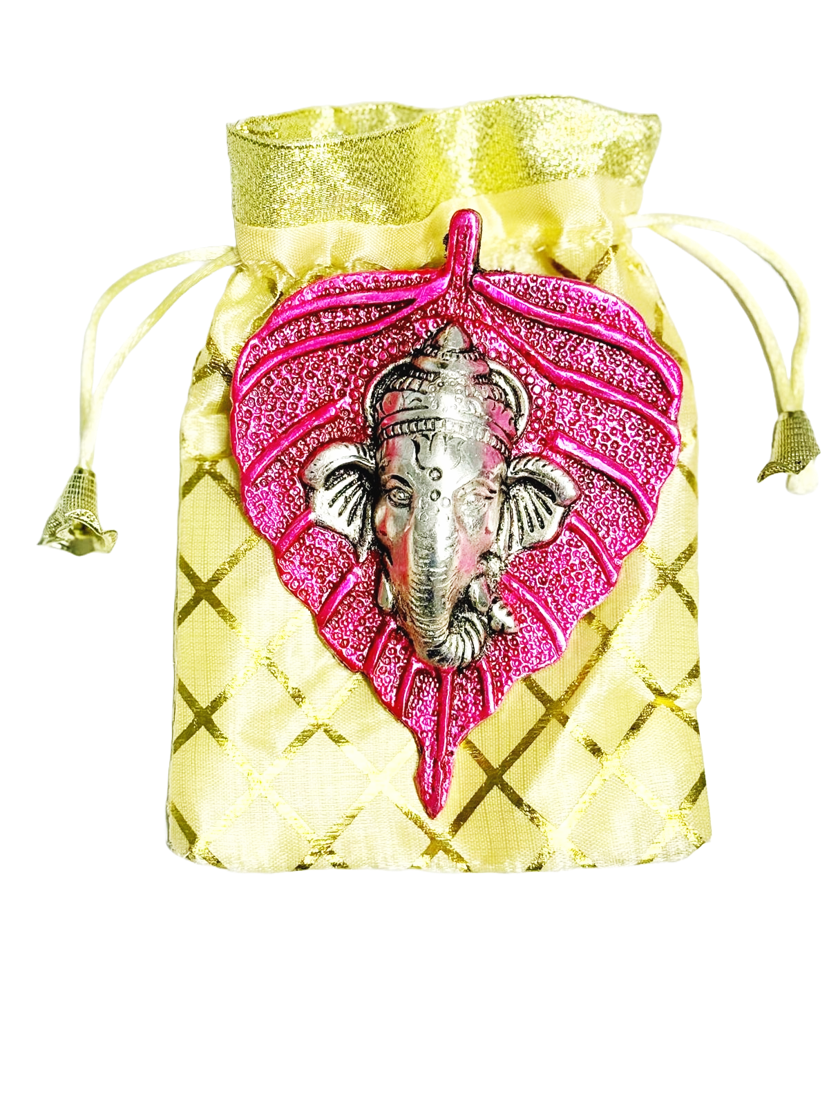 Ganapathi on leaf wall hanging return gift