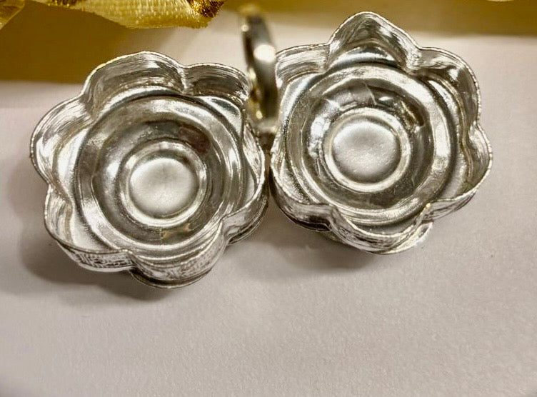 German silver kum-kum turmeric stand for pooja/return-gift