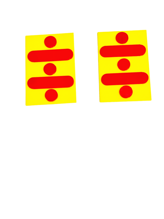 Acrylic Door Sticker Set of Two