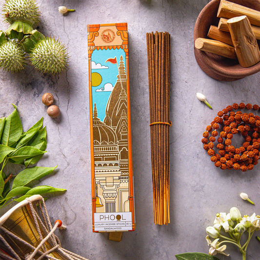 NATURAL INCENSE STICKS - KVT SANDALWOOD