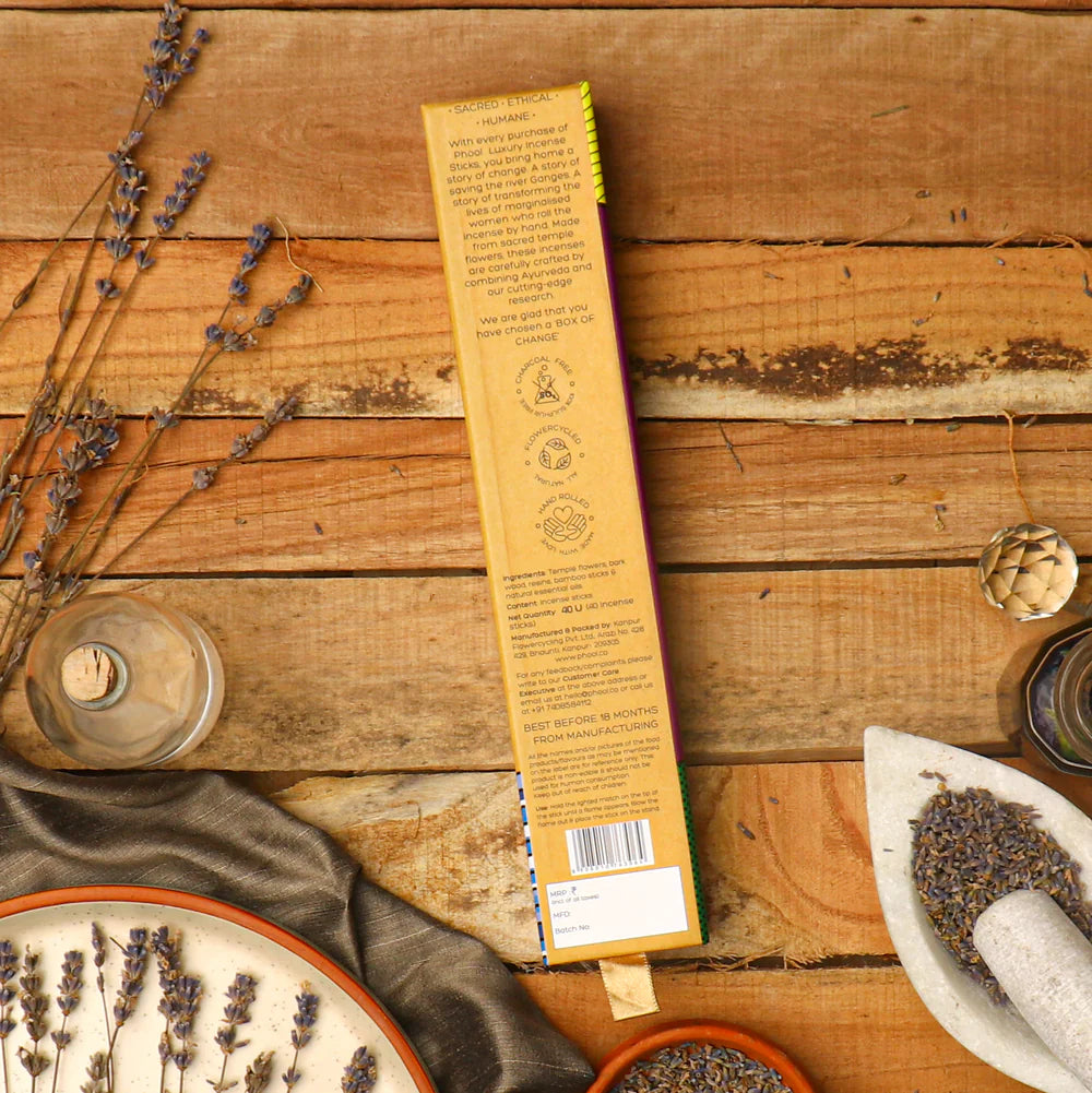 NATURAL INCENSE STICKS - LAVENDER
