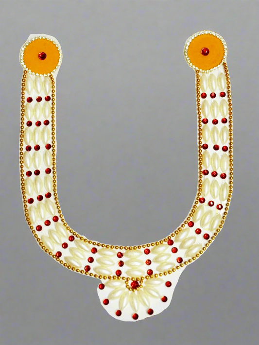 Pearl Stone Malas 3 rows | Vastram for God Frames