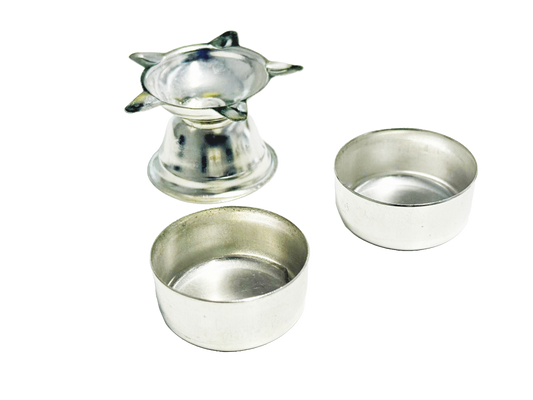 Turmeric kumkum and diya set return gift