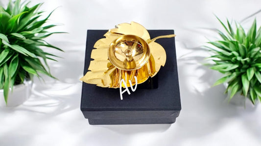 Peepal patta diya With Black Box