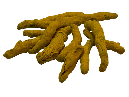 Pure Turmeric Dried Turmeric Sticks (Haldi), 11 pieces