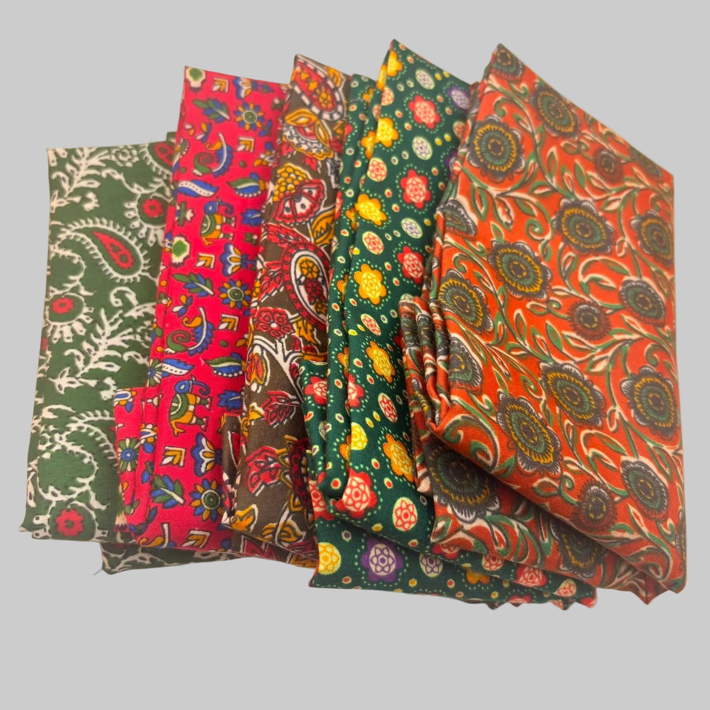 kalankari semi-cotton blouse (set of 3)