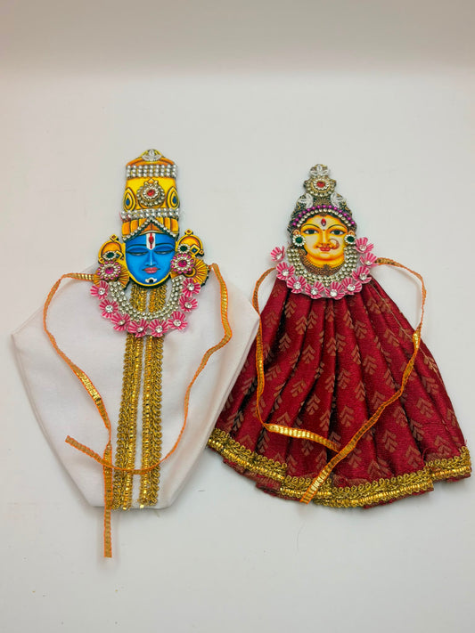 Deepam Dress Lakshmi Narayan 7 inch height