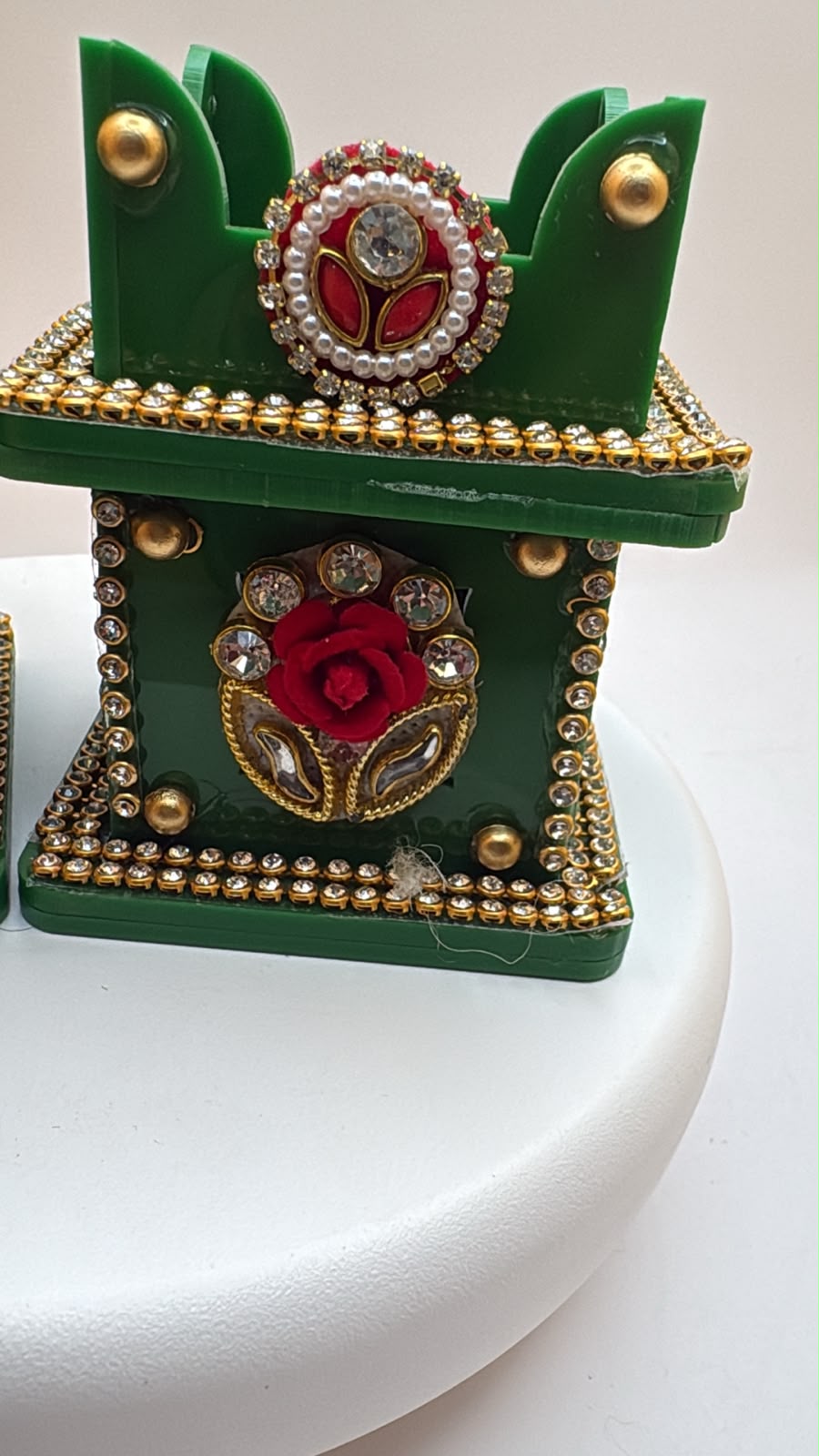 Deepam stand (like tulsi plant base) Set of Two
