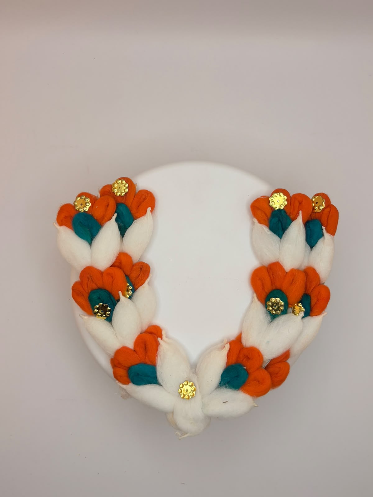 Pure Cotton vastram/mala for divine photo frames or idols