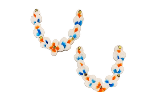 Pure Cotton vastram/mala for divine photo frames or idols