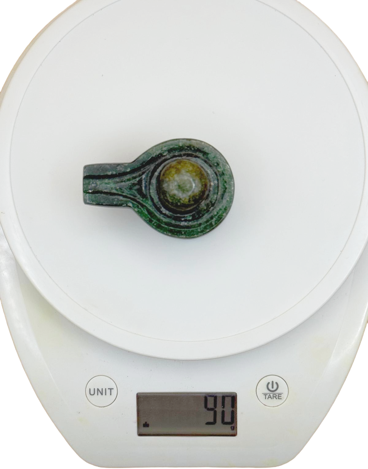 Natual hand-crafted emerald Shivling